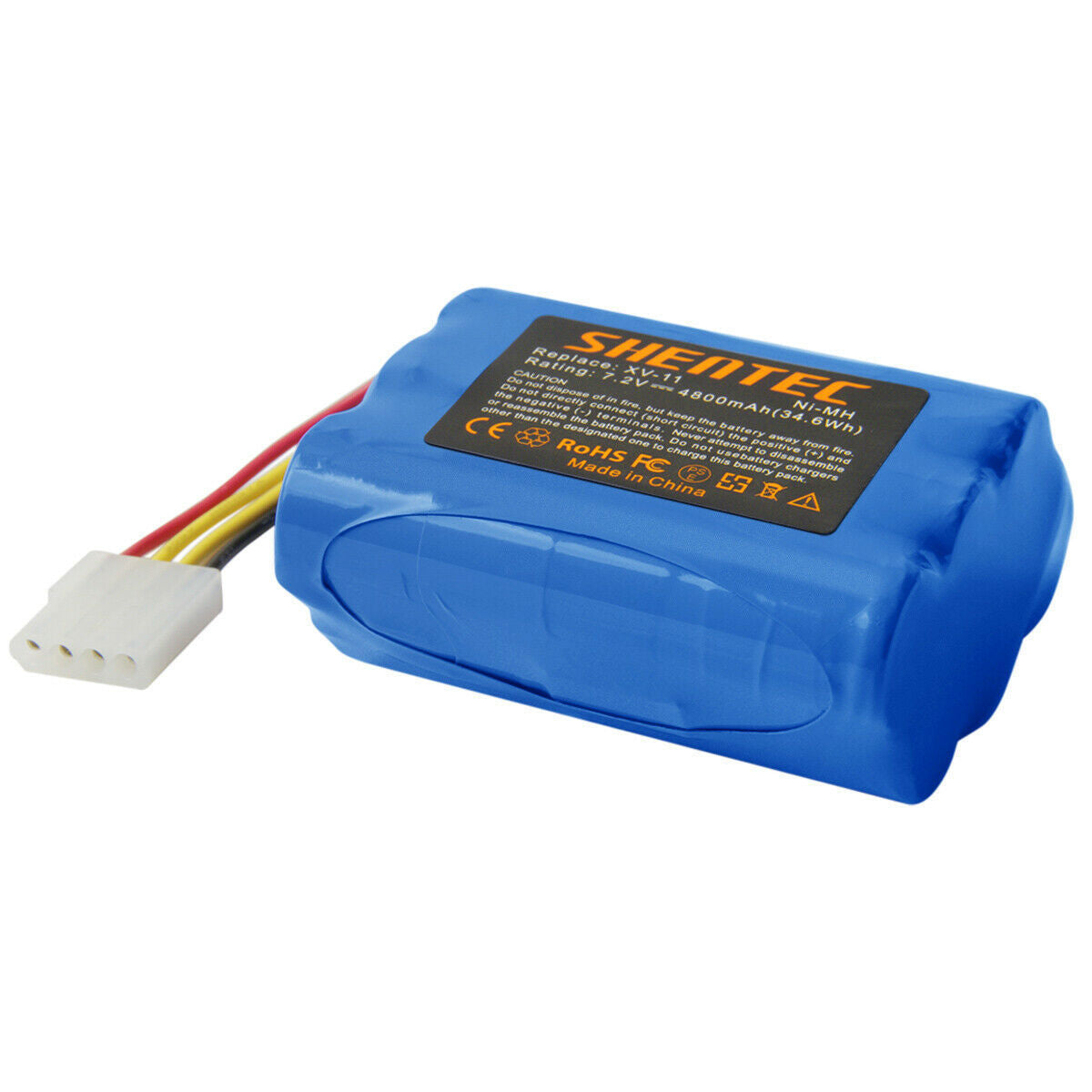 SHENTEC 4800mAh 7.2V Replacement Battery For Neato XV-11 XV-12 XV-14 XV-15 XV-21 XV-25 205-0001