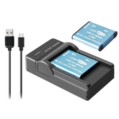 2x Li-50B Battery USB Charger For Olympus SZ-30 SZ-20 XZ-10 SP-800UZ SP-815UZ