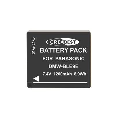 2Pcs DMW-BLE9E Battery Charger For Panasonic Lumix GF5 GX7 DMC- GF3 DC-G110 GX85