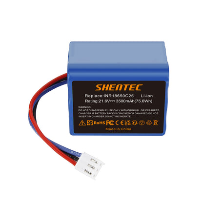 SHENTEC 2x3.5Ah 21,6V Li-Ion Battery for Philips FC6721/01 FC6722/01 FC6723 FC6726 FC6729