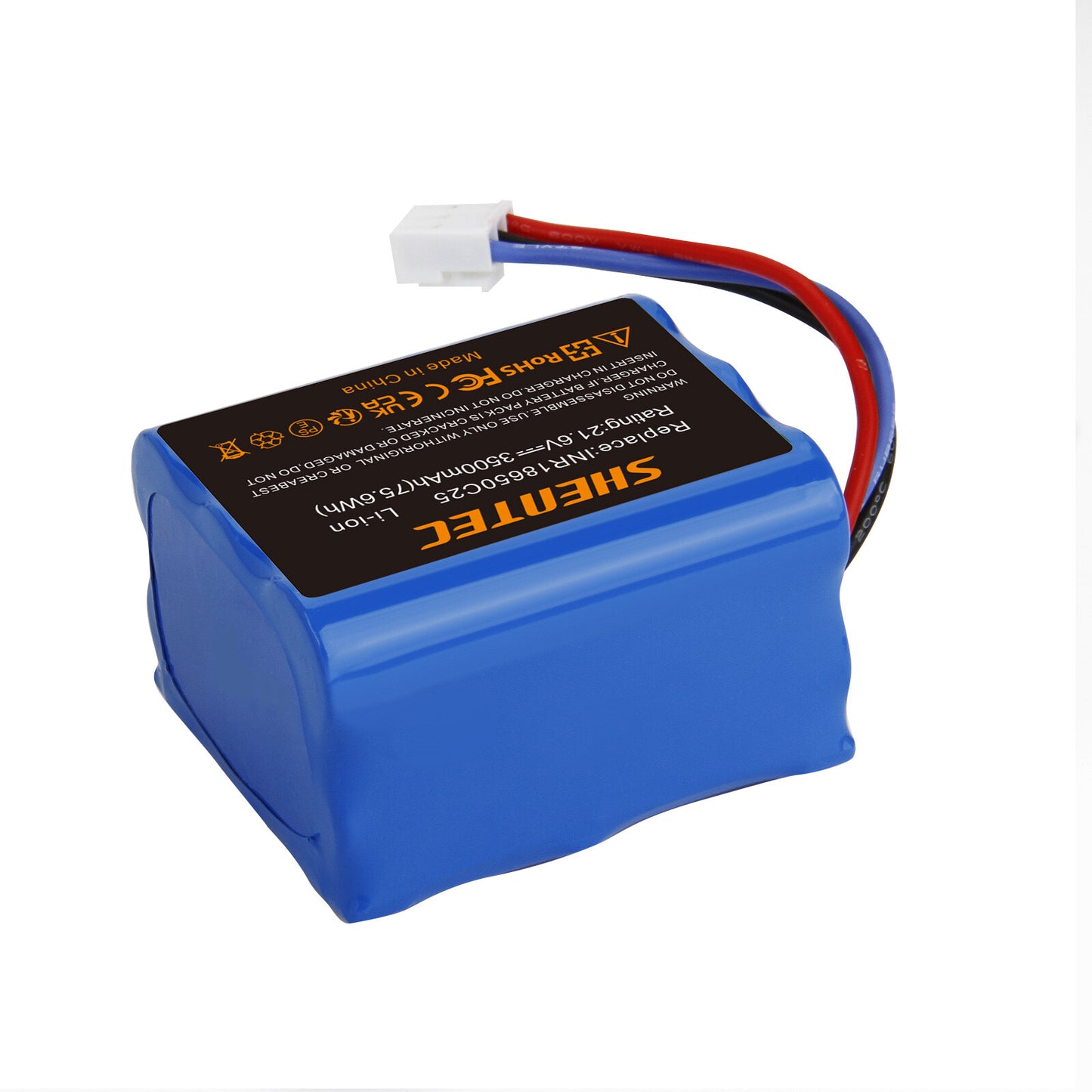 SHENTEC 2x3.5Ah 21,6V Li-Ion Battery for Philips FC6721/01 FC6722/01 FC6723 FC6726 FC6729