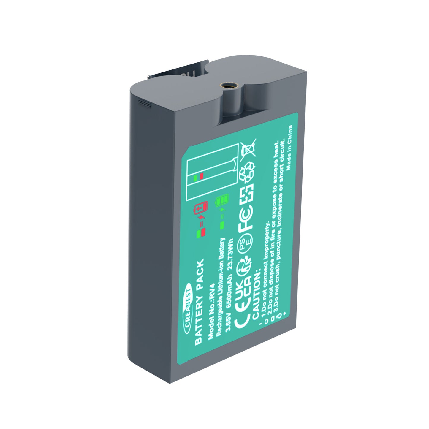 SHENTEC 6.4Ah V4 Rechargeable Battery For Ring Video Doorbell 2 3 4 Spotlight Stick Up