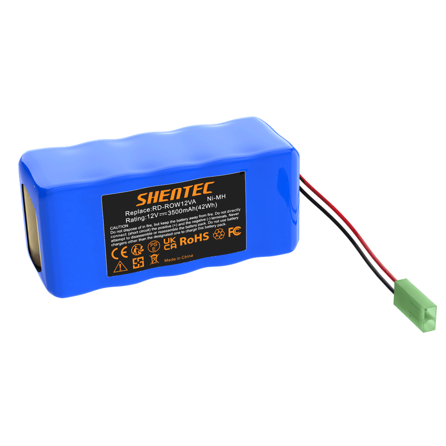 SHENTEC 3.5Ah 12V Battery Replace RD-ROW12VA for Rowenta RH846301 RS-Rh5488 RH846501
