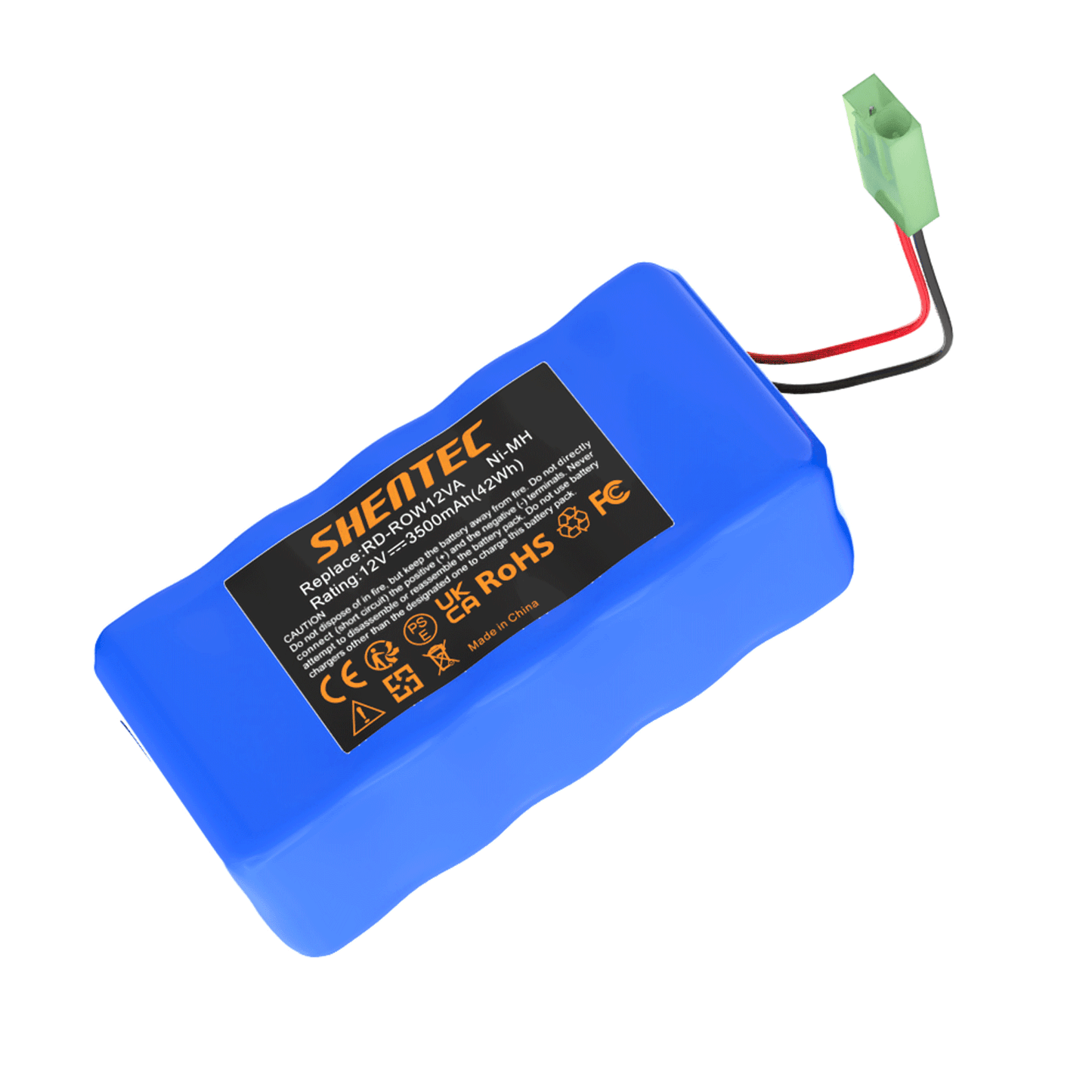 SHENTEC 3.5Ah 12V Battery Replace RD-ROW12VA for Rowenta RH846301 RS-Rh5488 RH846501