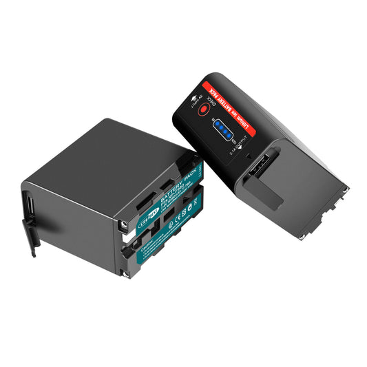 2X 7.4V NP-F970 10500mAh Battery For Sony NP-F930 F950 NP-F530 F960 NP-F990