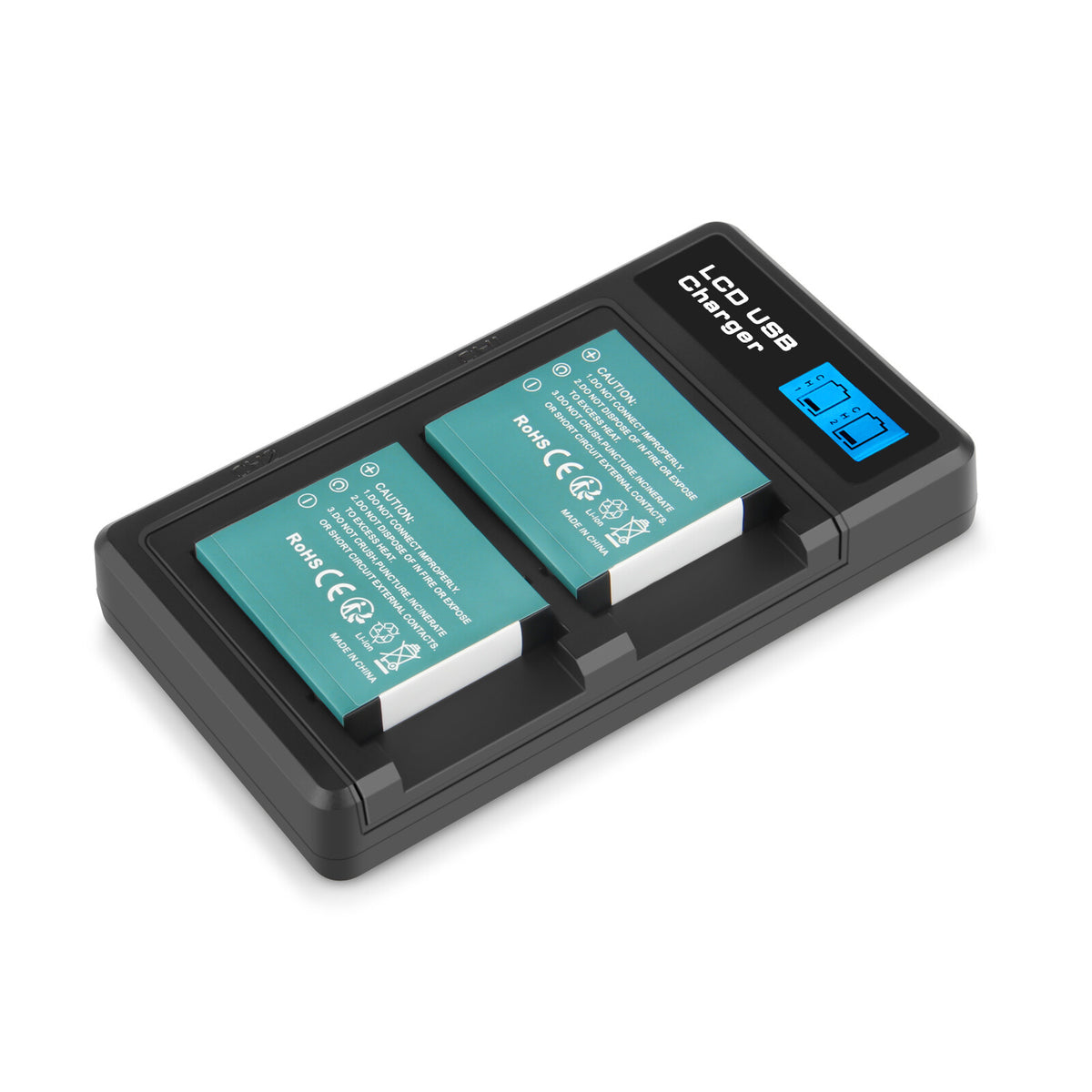 2x NP-BG1/FG1 Battery+Dual Charger For Sony Cyber-Shot DSC-W30 W170 W70 W90 W115