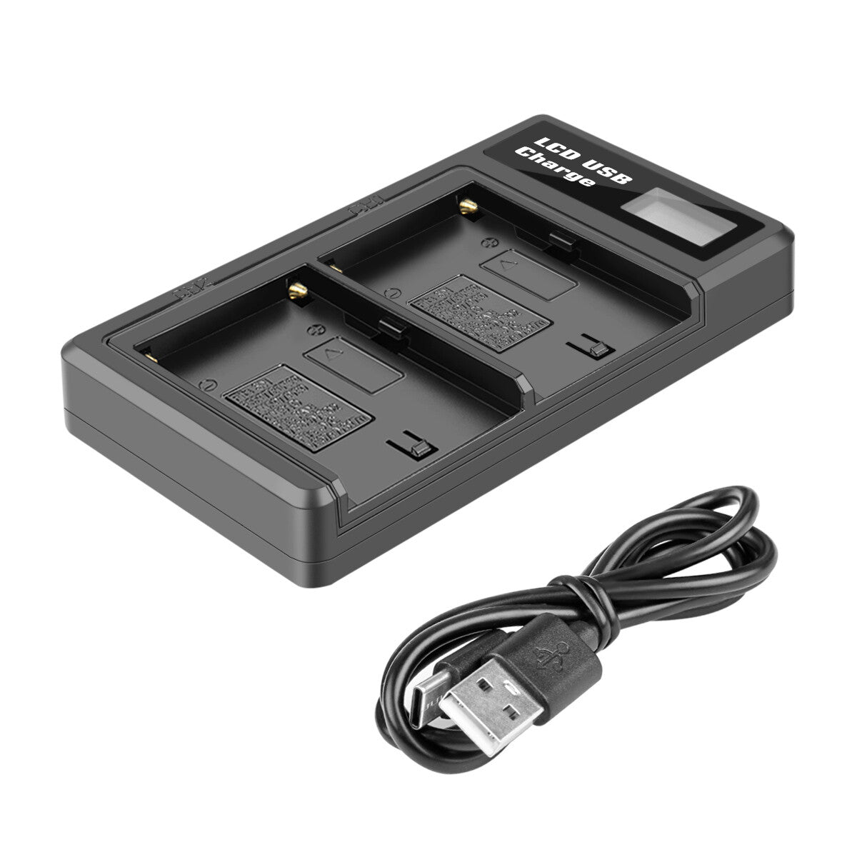 2x NP-F960 NP-F970 NP-F950 8.8Ah Battery + Dual Charger For Sony NP-F330 NP-F550