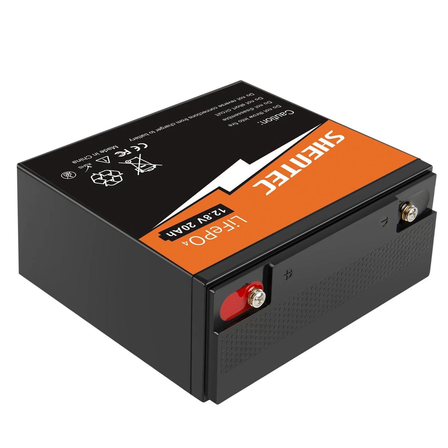 SHENTEC 12V 20Ah Lithium LiFePO4 Rechargeable  Battery For Home RV Boat Solar
