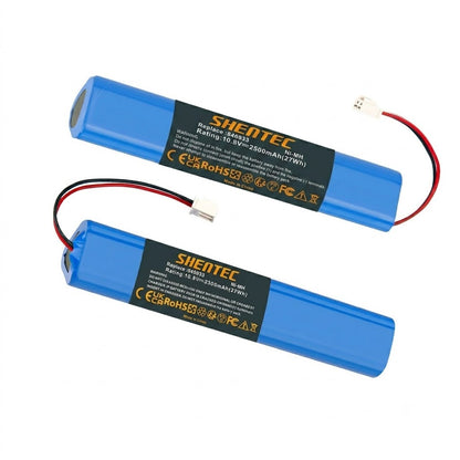 2 Packs 10.8V 2500mAh Ni-MH Replacement Battery for Velux 946933 Solar Shutters & Roof Windows (with Cable and Plug)
