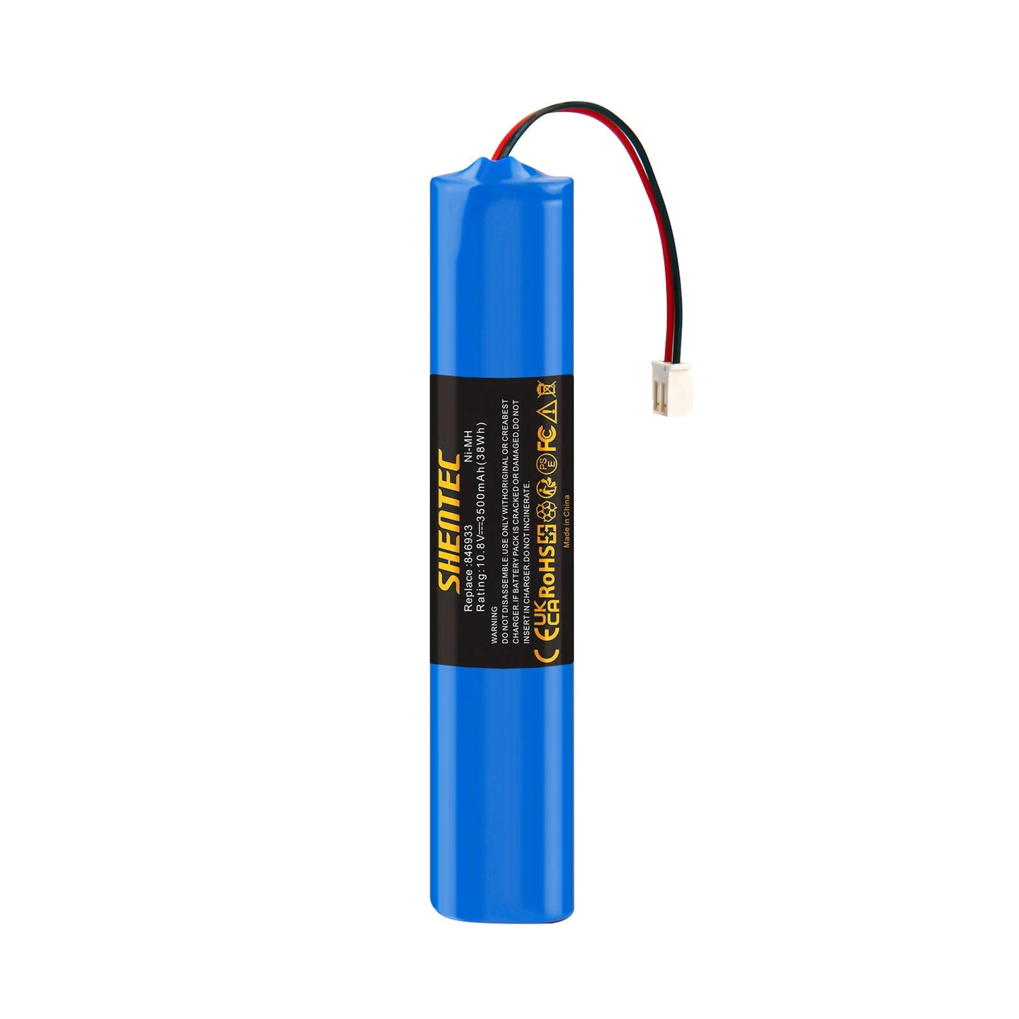 SHENTEC 2x 10.8V 3500mAh NiMH Battery for Velux Solar-Dachfenster 946933 946930 846933