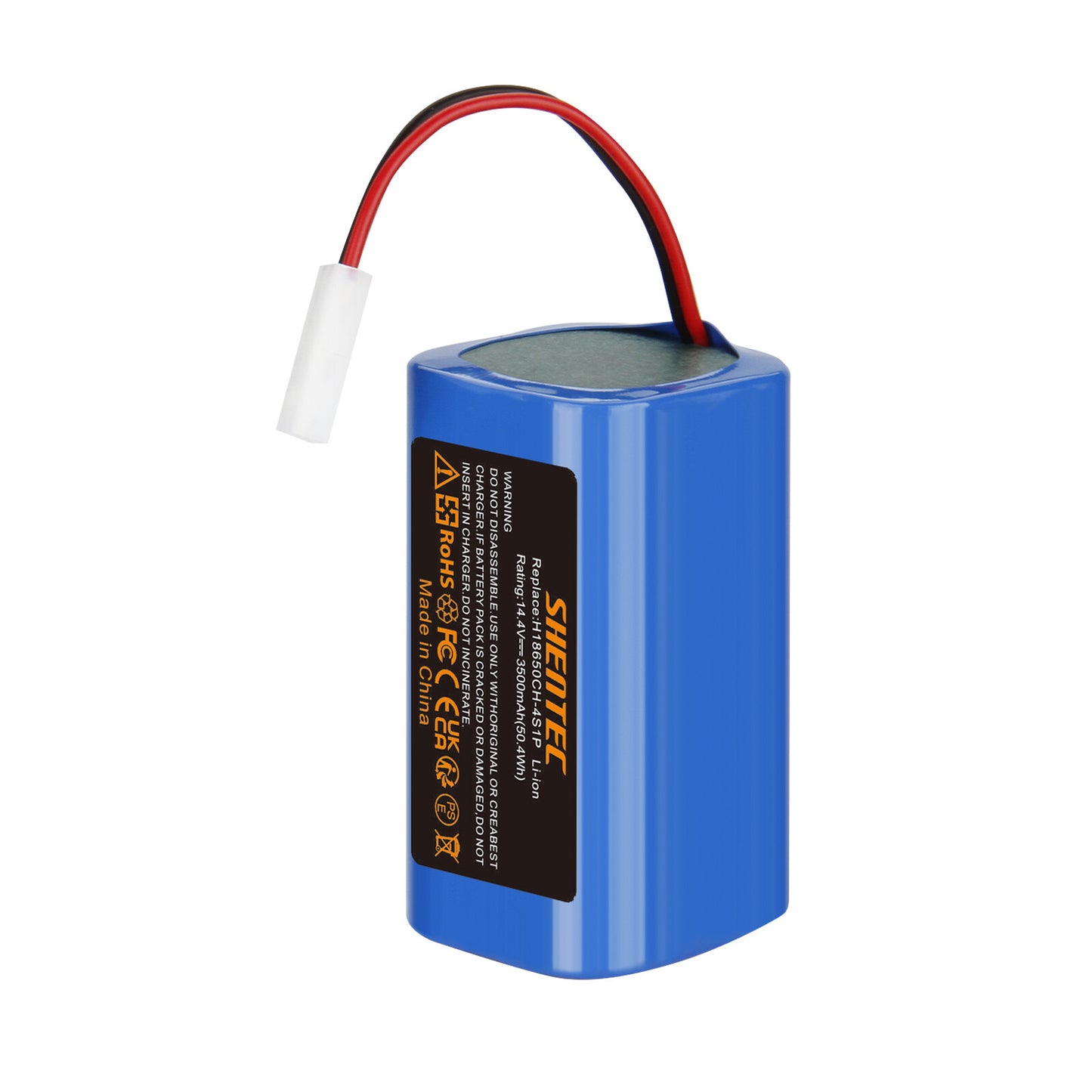 SHENTEC 3.5Ah 14.4V H18650CH-4S1P Battery For Xiaomi Mijia G1,Puppy R30 Vacuum Cleaner