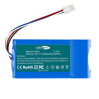 SHENTEC 18V 3Ah Li-ion Battery Fit For Yard Force 1920726 AMIRO 400i 400Ri 350 400 350i