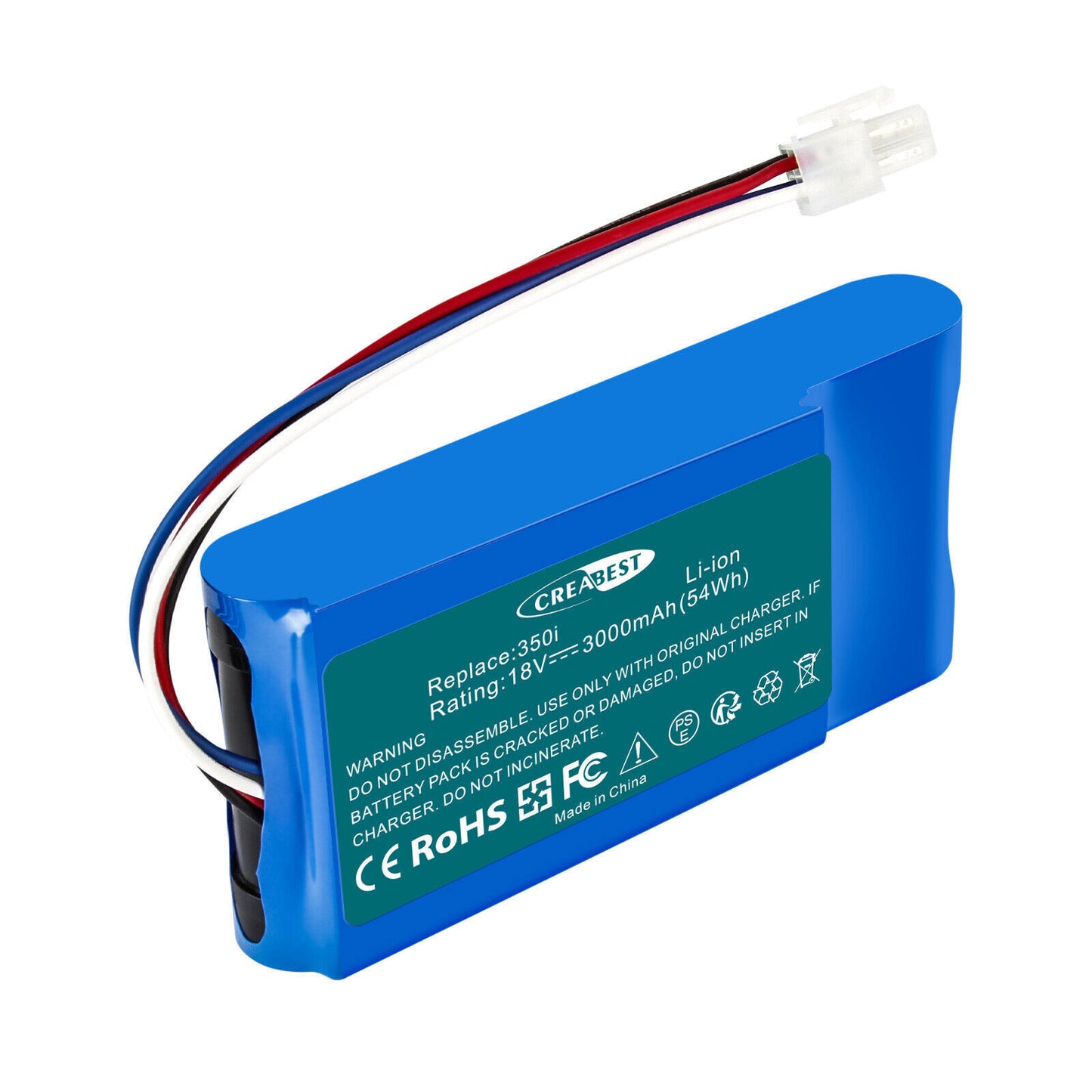 SHENTEC 18V 3Ah Li-ion Battery Fit For Yard Force 1920726 AMIRO 400i 400Ri 350 400 350i