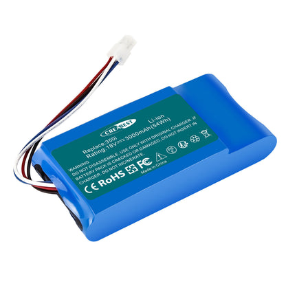 SHENTEC 18V 3Ah Li-ion Battery Fit For Yard Force 1920726 AMIRO 400i 400Ri 350 400 350i
