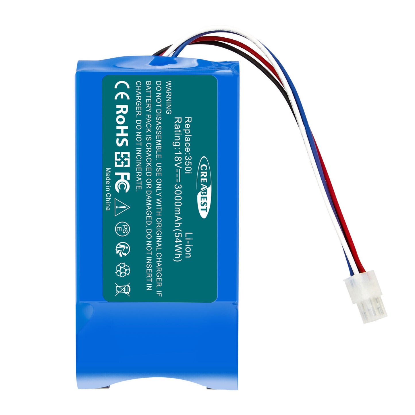 SHENTEC 18V 3Ah Li-ion Battery Fit For Yard Force 1920726 AMIRO 400i 400Ri 350 400 350i